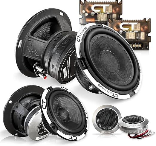 Kit de alto-falantes componente 3 vias CT Sounds Meso 6.5 polegadas 500W