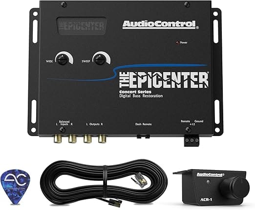 Processador de Graves AudioControl EPICENTER com controle remoto ACR-1.