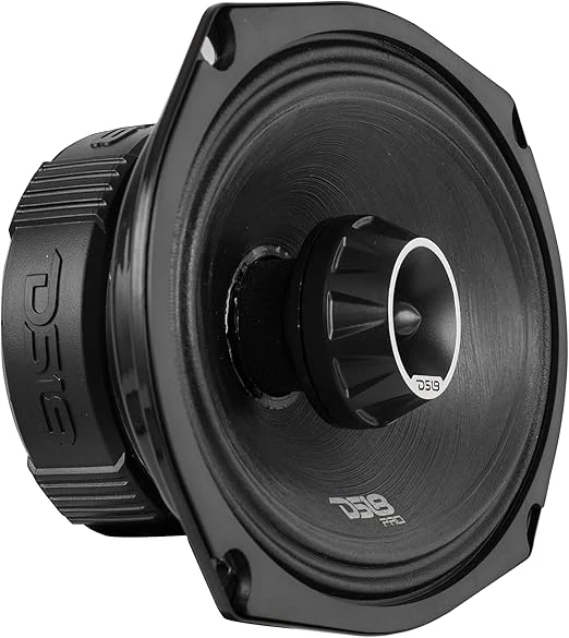 Alto-falante DS18 PRO-ZT 6x9 preto com bullet tweeter embutido