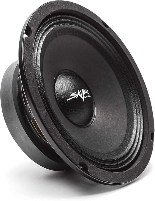 Alto-falante Skar Audio FSX65-4 de 6,5 polegadas, 300 Watts e 4 Ohms em anúncio de venda.