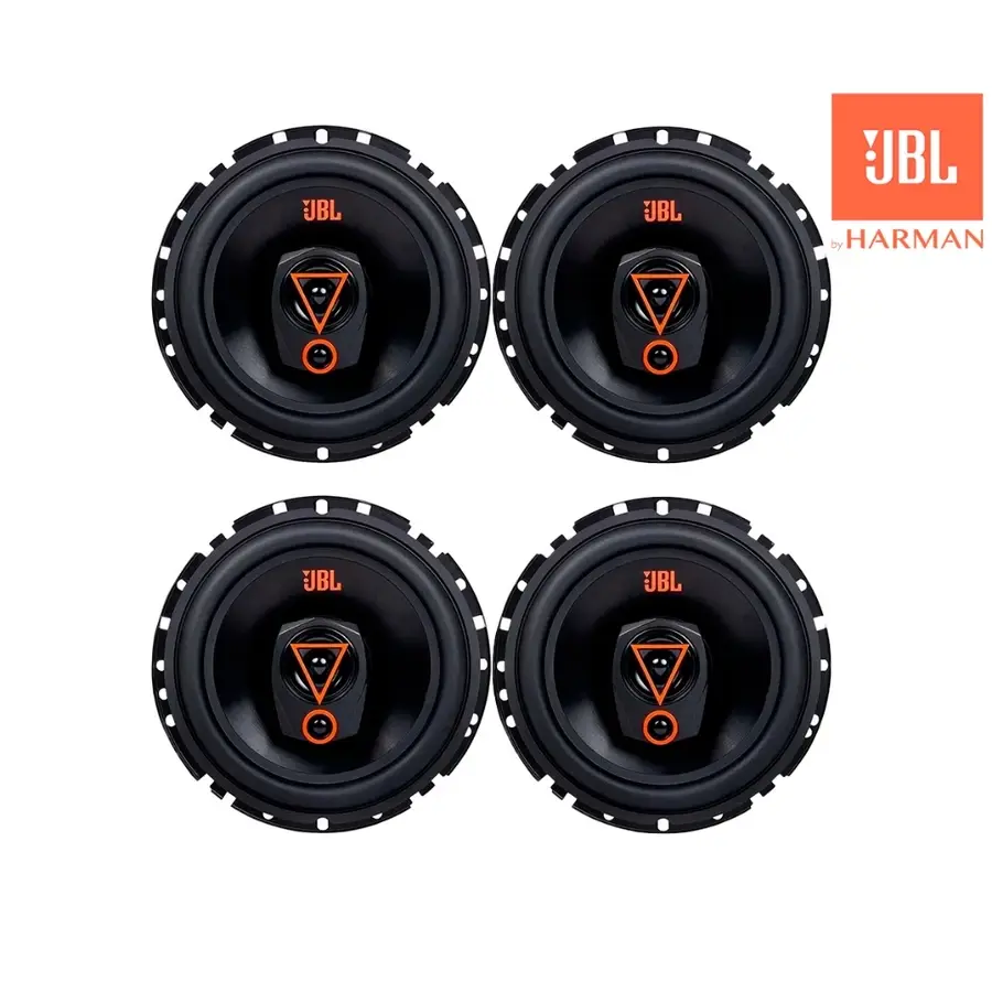Caixa de som automotiva montada com componentes JBL