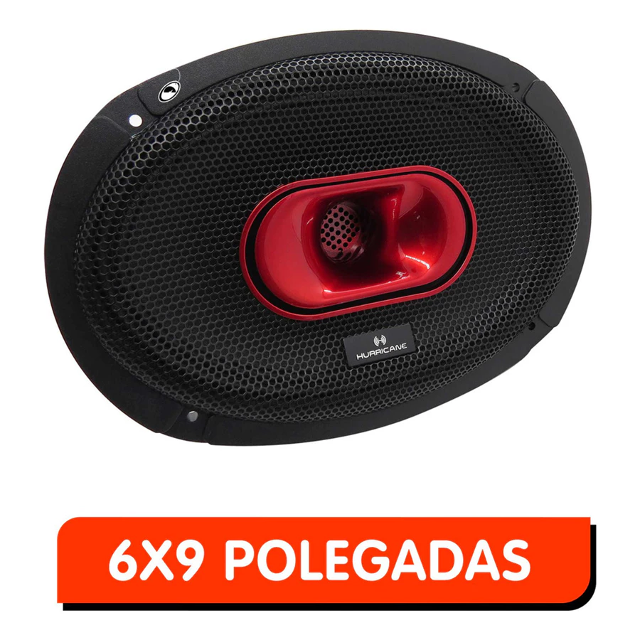 O Par Alto Falante Hurricane Pro MBC690 6x9 250W RMS oferece graves fortes, ótima definição sonora e excelente desempenho para projetos de som automotivo.