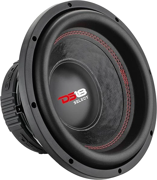 Subwoofer DS18 SLC-10S preto 10 polegadas 220W RMS